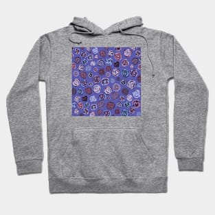 Blue flowers Hoodie